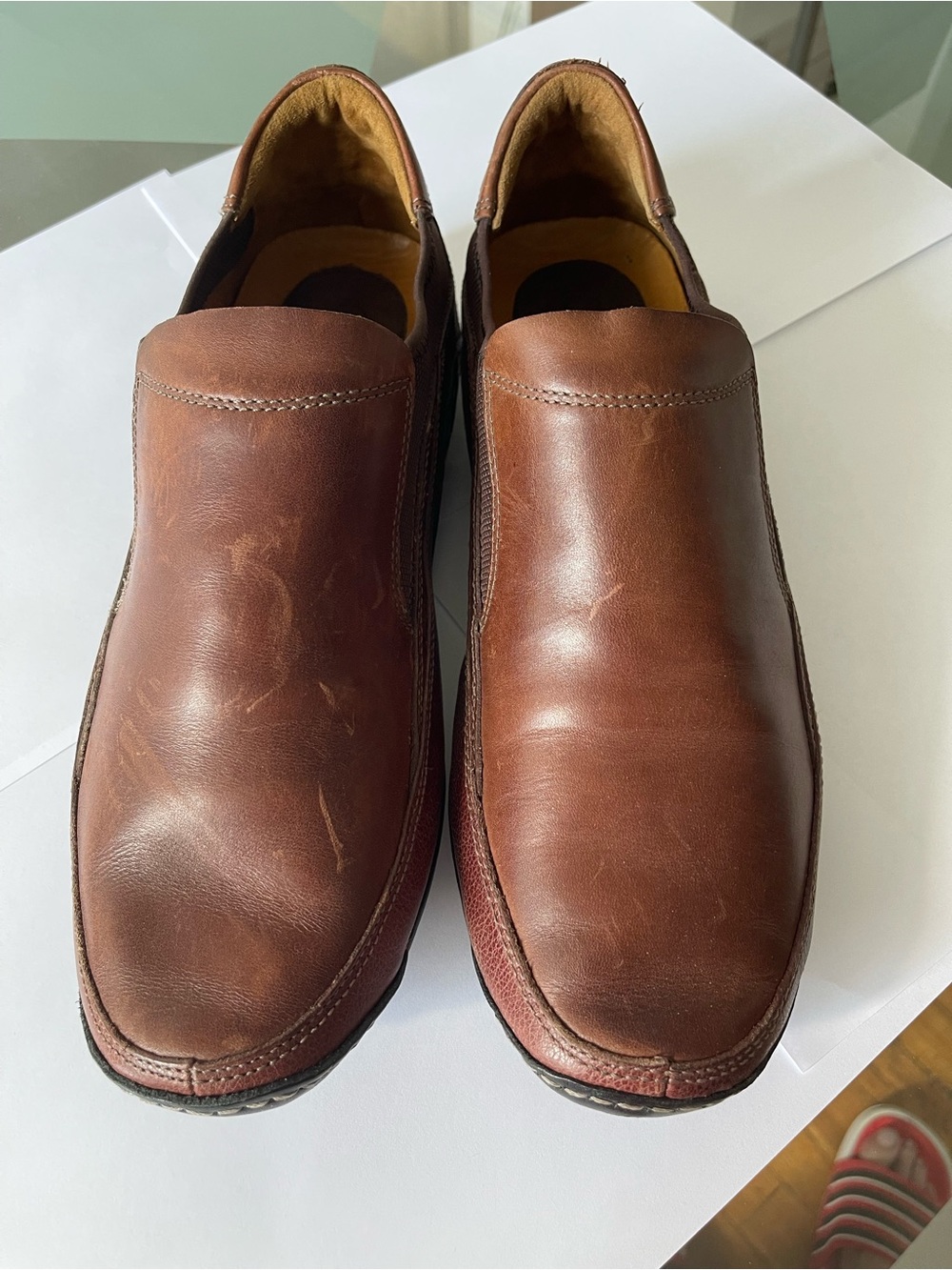 Cole Haan limited series Men's Brown Leather Slip-On Dress Shoes